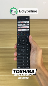 【𝐅𝐑𝐄𝐄 𝐁𝐀𝐓𝐓𝐄𝐑𝐘 𝐀𝐀𝐗𝟐】Universal Remote Control For Toshiba LCD LED TV Youtube Netflix Prime Video RM-L1810 CT-32F2 CT-90229 CT-90394 CT-8002 CT-90237 CT-90400 CT-8003