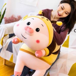 GẤU BÔNG HEO ONG MINISO GỐI ÔM HEO COSPLAY ONG SIÊU MỊN HÀNG CAO CẤP XUẤT KHẨU