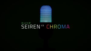 Micro Razer Seiren V3 Chroma | Kết Nối Cáp USB Type-A to Type-C | Tính Định Hướng Micro Supercardioid Condenser | Tap-To-Mute Đa Chức Năng | Plug and Play | Tích hợp Bộ Giảm Sốc