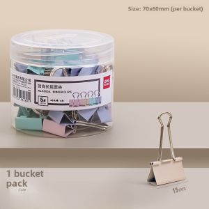 Deli Metal Long Tail Paperclip Office Supplies Small Size Document Clip Large Size Folder Clip for Photos Documents And Food