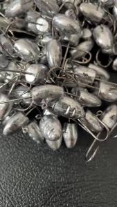 MrLurion 10PCS 2g 3g 5g 7g 10g small jig head fishing hooks for mini soft lure grub baits micro-object drop shot fishing hooks