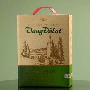 Vang Đàlạt Classic White Wine Hộp 3L
