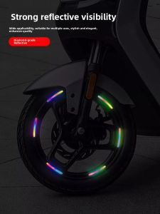 Reflective Stickers for Bicycle Night Riding Glow in the Dark Stickers Balance Bike Accessories Luminous Reflective Strips