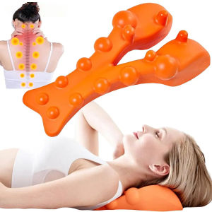 Cervical Traction Device Neck Massager for Cervical vertebra Shoulder Stretcher Trigger Point Massager Neck Acupressure Device