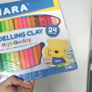 ดินน้ำมัน ดินน้ํามันไร้สาร 24 สี ดินน้ํามัน ของเล่นเสริมพัฒนาการ