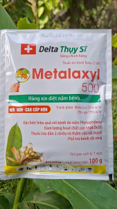 [VTNN TIEN KHOA] Thuốc trừ bệnh METALAXYL 500 gói 100 gram (hoạt chất Metalaxyl 25%w/w) trừ phấn trắng sương mai thối thân loét sọc mặt cạo chết nhanh