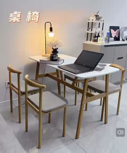 Comes Dining Table Commercial Catering Snack Bar Fast Food Restaurant Special Table Combination Home Imitation Solid