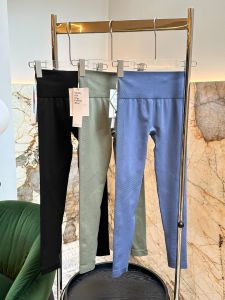 High Waist Sports Fitness Pants Womens Yoga Long Trousers Abs Slimming Sweat Absorbent Moisture Wicking Soft Elastic Diagonal Pattern