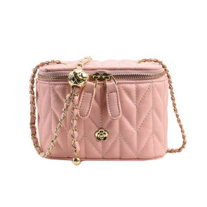 IELGY Túi Dây Xích chỉ thêu nữ thiết kế thích hợp xô Xing dễ dàng phù hợp Crossbody Túi vuông nhỏ