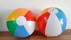 Rainbow Beach Ball Inflatable Pool Toys for Party Supplies Decorations Summer Beach Water Games Party Favors