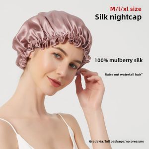Tagkita Silk Nightcap Dome Style Casual Light Body Suitable for All Seasons Ideal for Youth Middle-aged and Old Age Women