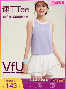 Áo Tập Thể Dục Nhanh Khô VfU Áo Thun Chạy Bộ Mùa Xuân Hè Không Tay Mát Mẻ Kháng Khuẩn Rộng Rãi Che Khuyết Điểm Yoga