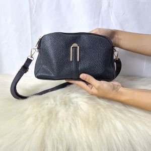 Khalifah Tas Selempang Wanita Dua Ruang Dengan Resleting Cukup Untuk Hp Dan Dompet