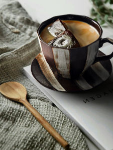 JOTO | Japanese Handmade Coarse Pottery Coffee Cup Set