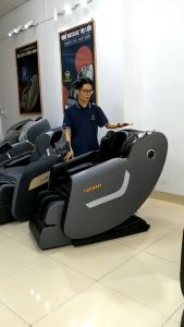 ghế massage toàn thân ALISPORT-YOSHAKI công nghệ nhật bản bi cố định màn hình điều khiển cảm ứng dễ sử dụng