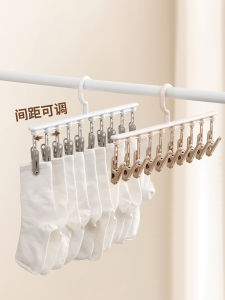 Multi-Functional Plastic Clothes Hanger for Underwear Storage And Drying Hat Rack Home Use Wardrobe Hook Bracket by Tianzong