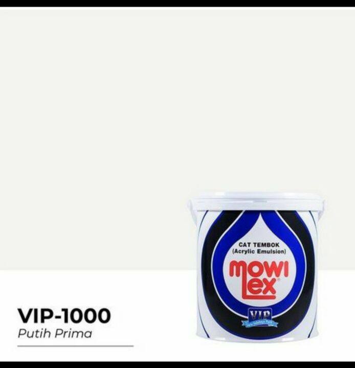 Cat Tembok Mowilex Emulsion Vip Warna Putih Prima E1000 Kemasan 25 Liter Lazada Indonesia 4805