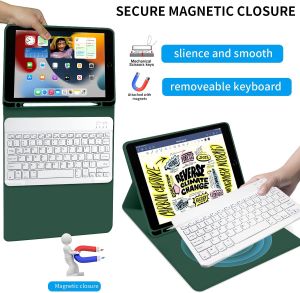 COCOQAC Keyboard Case for iPad Pro 11 inch 5th 4th Generation 2022 / iPad Pro 11" 2022&2021&2020&2018 iPad Air 5th/4th Gen Detachable Bluetooth Keyboard with Pencil Holder for iPad 11" (1st/2nd/3rd Gen) (Gray)