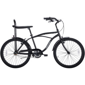 Discovery Adventures Licensing 24-inch Retro Saddle Cruiser Bikes City Riding  Center Kickstand Easy Good V-brake