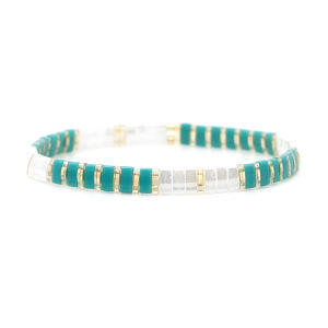 Go2boho Miyuki Tila Vòng Tay Hạt Cho Nữ Bohemian Sang Trọng Co Giãn Đính Hạt Trang Sức Thật Tila Charm Pulseras