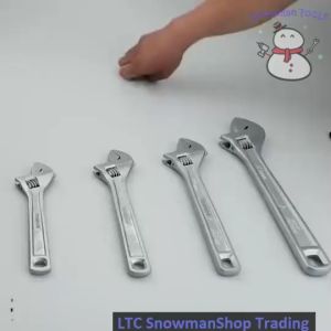 TUOSEN ADJUSTABLE SPANNER WRENCH 6 8 10 12 15 SPANNAR SOCKET WRENCH CHROME WRENCH BOLEH ADJUST SOCKET SPANAR Switch Spanar Adjustable Wrench Spana Hidup 150mm-300mm 活动扳手 WRENCHES