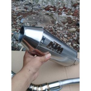 Knalpot racing KTM for KLX dan CRF Slincer only Bonus braket klam