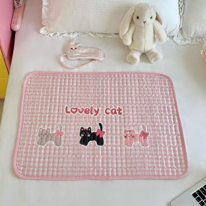 Class a Knitted Fabric Waterproof Sanitary Pad Period Protection Mat Korean Style Cute Urine Proof Washable Small Bed Mat