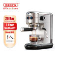 HiBREW Coffee Maker Cafetera 20 Bar High Pressure Extraction Semi Automatic Super Slim ESE POD& Powder Espresso Machine H11. 