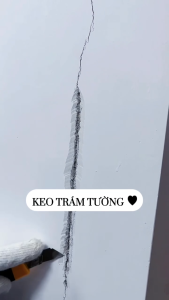 Keo bột trám trét Tườngvá vết nứt đa năng TOPHOUSElấp lỗ đinhche vết nứt trên tườngthạch cao tuýp nhỏ gọn