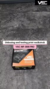 MOBILE PRINTER BLUETOOTH THERMAL STRUK KASIR/PPOB 58MM VSC MP-58M PRO - BATERE 2000MAH SETARA ZJIANG / IWARE ZJ-5809