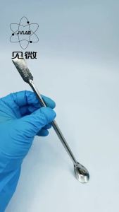 Spatula Weigh Spoon 20cm Laboratory Chemistry/Medical/Dental Experiment Medicines Broadtail Stainless Steel Drug Spoon 10PCS