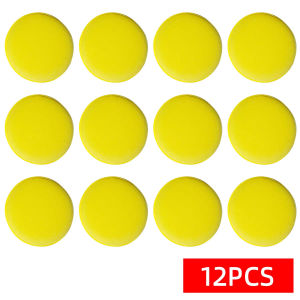 YONGRUN Round Motorcycle Cleaning Sponge Pad Soft Foam Brush for Waxing Washing Polishing Bikes Body Panels Wheels Detail Care