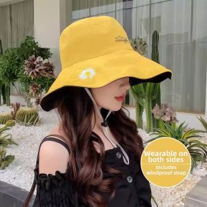 New Embroidered Broad Brim Ladies Fishing Hat