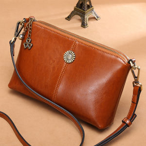 Genuine Leather Womens Bag Crossbody Small Bag Cowhide Clutch Bag K-style Shoulder Bag Mini Bag