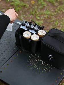 ShineTrip Spice Bottle Set with Storage Bag Label Stickers Outdoor Camping Seasoning Container