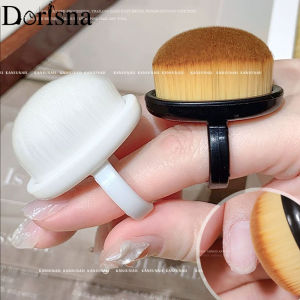 Dorisna móng nghệ thuật phủi bụi khoen móc ngón tay bàn chải hình bầu dục bụi móng làm sạch trang điểm Dụng cụ cọ hình vòng