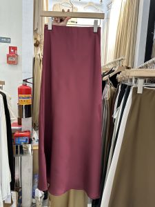 Elegant High Waist Draped Skirt Glossy Texture Commute Appropriate Long A-Line Midi Skirt Pure Color Summer Fashion 2023