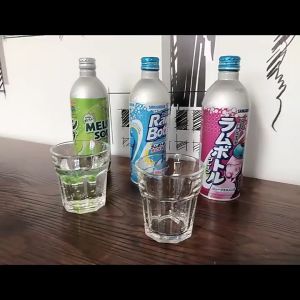 เครื่องดื่มโซดากลิ่นผลไม้จากญี่ปุ่น Sangaria Ramune  ซ่าส์ สดชื่น มี 3 รส ขนาด 500ml
