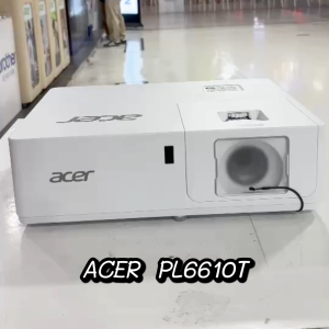 Acer PL6610T Laser Projector โปรเจคเตอร์ เครื่องฉาย 5500 Ansi Lumens WUXGA (สำหรับหอประชุม/ห้องประชุมใหญ่/ห้องเรียน สู้แสง อายุยาว 20000+ ชม. ใช้งานได้นาน ไม่ต้องเปลี่ยนหลอด ออกใบกำกับภาษีได้ ประกันศูนย์ 3 ปี)