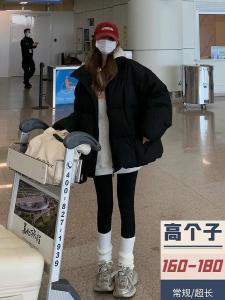 กางเกงโยคะสปอร์ตทรงสลิมฟิตเอวสูง กางเกงขาสั้นทรงคาร์ดิบสีดำ ทรงยาว สำหรับผู้หญิง ฤดูใบไม้ร่วง/ฤดูหนาว กางเกงขายาว