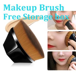Petal Makeup Brush Seamless High-density Foundation Brush Face Blush BB Cream Cosmetic Tools makeup novice Free Storage Box