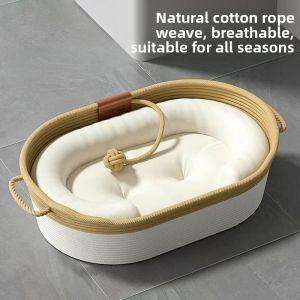 MONLEYTA | Pet Cat Bed Summer Cooling Mat Four Seasons Universal Cat Nest Sleeping Pad Ice Mat For Cats Comfortable Sleep Nest