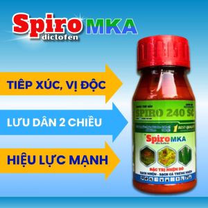 Diệt nhện đỏ SPIRO MKA 240SC hoạt chất spirodiclofen quản lý nhện làm ung trứng (chai 240ml) Hóa Chất Diệt Côn Trùng Dạng Lỏng Chai 240Ml Diệt Nhện Hiệu Quả - Lazada