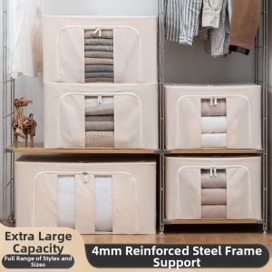 Foldable Dustproof Oxford Fabric Storage Box