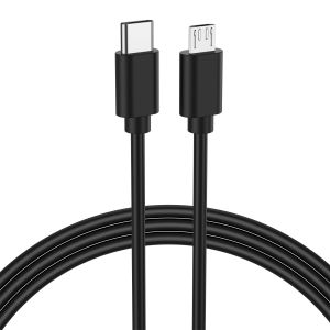 1M 3A Type C To Micro USB Cable Adapter For Samsung Xiaomi Huawei Macnook Laptop Data Cable Mobile Phone Charging Data Transfer