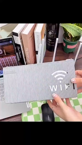 Rak Tempat Router Wifi Lucu Tempel Dinding - Kotak Penutup Kabel Estetik Model Kucing