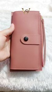 Dompet Wanita Kulit Suede Kartu Slim Vertage Eazy