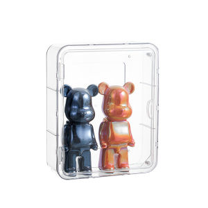 Wall-Mounted Transparent Hand-Made Storage Box Desktop Bubble Doll Matt Doll Ornaments Display Rack Display Box Storage Rack