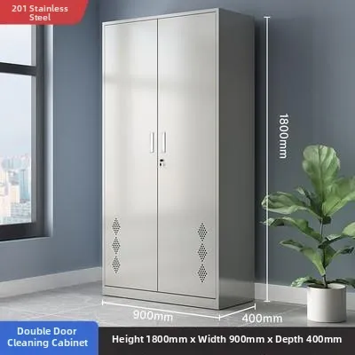 Multipurpose Storage and Mop Cabinet