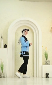setelan olahraga senam aerobik yoga zn sport